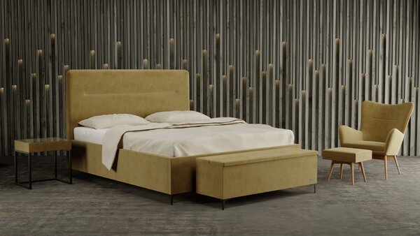 Materasso SOUL - designová čalouněná postel (typ potahu A)
