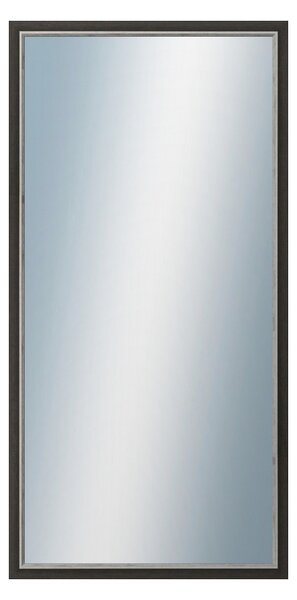 DANTIK - Zarámované zrcadlo - rozměr s rámem cca 60x120 cm z lišty TAIGA černá (3108)