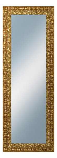 DANTIK - Zarámované zrcadlo - rozměr s rámem cca 50x140 cm z lišty ZVRATNÁ zdobná zlatá (2888)