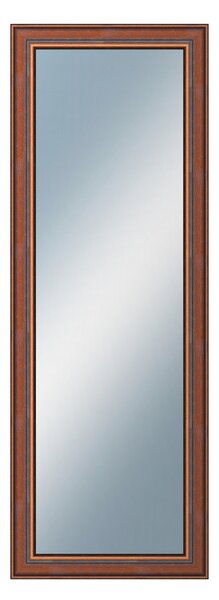 DANTIK - Zarámované zrcadlo - rozměr s rámem cca 50x140 cm z lišty ANGLIE hnědá (561)