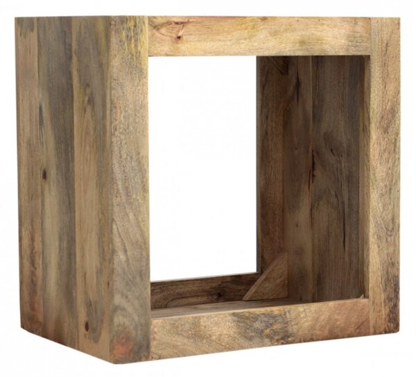 Odkládací stolek Heno 50x50x35 z mangového dřeva F0HINA-OSK