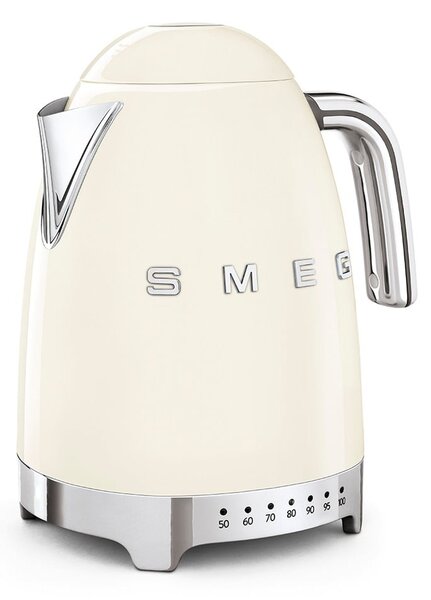 Krémová rychlovarná konvice z nerezové oceli 1,7 l Retro Style – SMEG