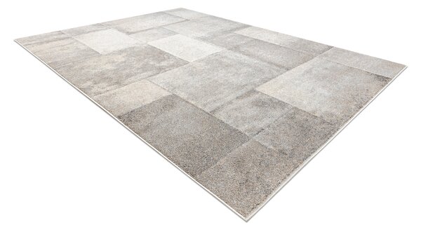 Makro Abra Kusový koberec FUSION 1200 Geometrický Moderní krémový béžový Rozměr: 80x150 cm