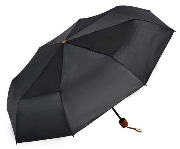 Černý skládací deštník Michiel – 60 cm