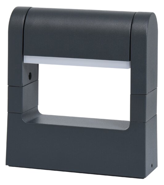 Ecolite SMD venkovní svítidlo 6W 500lm 4000K IP44 antracit Z1514G-CR