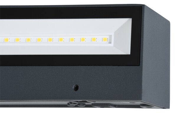Ecolite SMD venkovní svítidlo 2x12W 2130lm 4000K IP44 antracit Z1381C1-CR