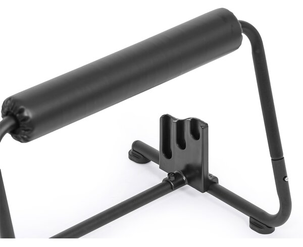 Vyhřívaná podložka pod nohy s horní opěrkou, 420 × 300 mm, černá