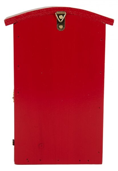 Červená budka pro ptáčky ve tvaru poštovní schránky Royal Post – 14x11x21 cm