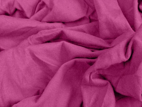 Jersey prostěradlo HIGHFIT purpurové 90 x 200 cm