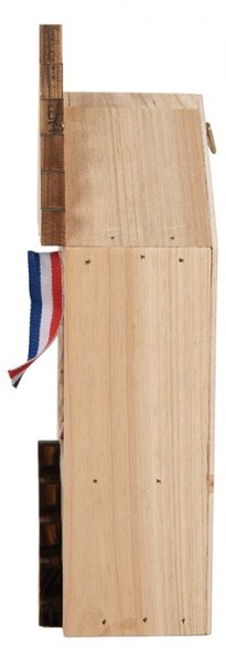 Dřevěný domeček pro hmyz se schody – 12x7x25 cm