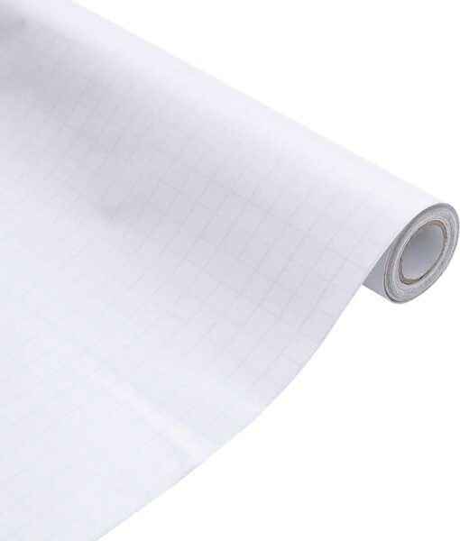 VidaXL Samolepicí okenní fólie Nastavitelné PVC [155731] Barva: matná bílá