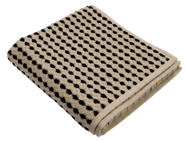OSUŠKA DO SPRCHY, 70/140 cm, černá, ecru Dieter Knoll - Osušky