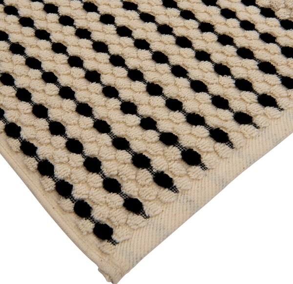 RUČNÍK, 50/100 cm, černá, ecru Dieter Knoll - Ručníky na ruce