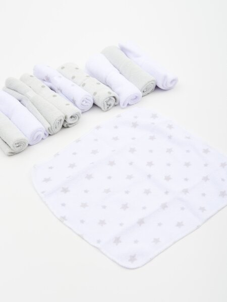 Sinsay - Osušká na obličej 10 pack - šedá