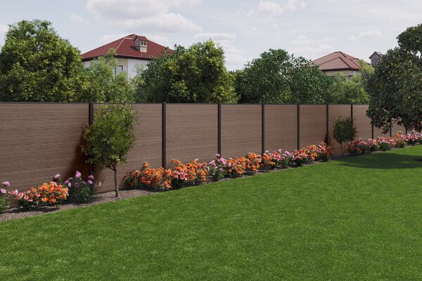 KETER Plotový panel KETER FENCE KIT hnědý (3x panel)