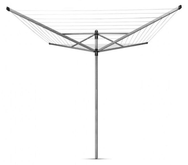 Brabantia Zahradní sušák LIFT-O-MATIC 50m šedý (kovový stojan do země)