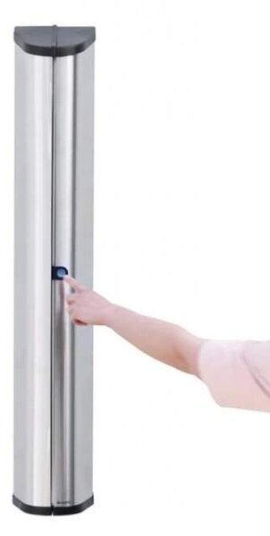 Brabantia Zahradní sušák WallFix šedý s ochranným boxem nerez