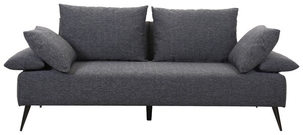 ROZKLÁDACÍ POHOVKA, textil, tmavě šedá Livetastic - Rozkládací pohovky, Online Only