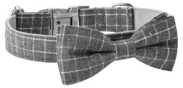 Gaira® Motýlek pro psa P299 Grey, Velikost S