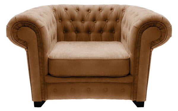 KŘESLO CHESTERFIELD, textil, kompozitní dřevo, koňaková Livetastic - Online Only křesla & taburety, Online Only