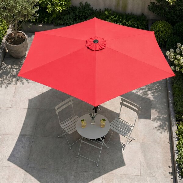 Ak furniture Zahradní slunečník ORIENT 270 cm červený