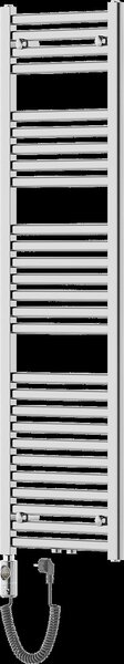 Mexen Hades, elektrické topné těleso 1500 x 400 mm, 600 W, chromová, W104-1500-400-2600-01