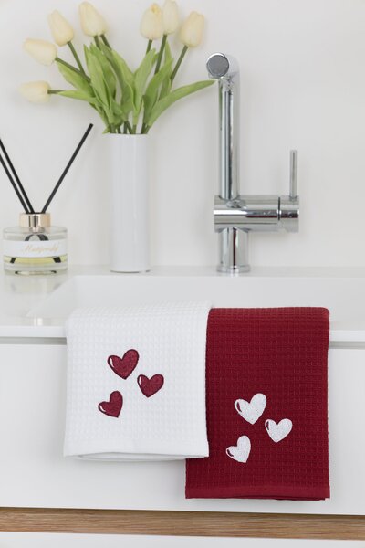 Kuchyňské utěrky Hearts