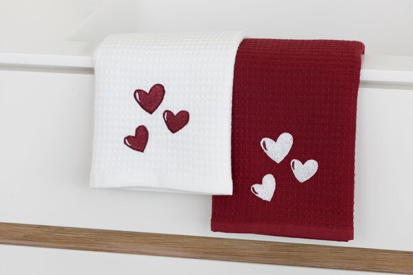 Kuchyňské utěrky Hearts