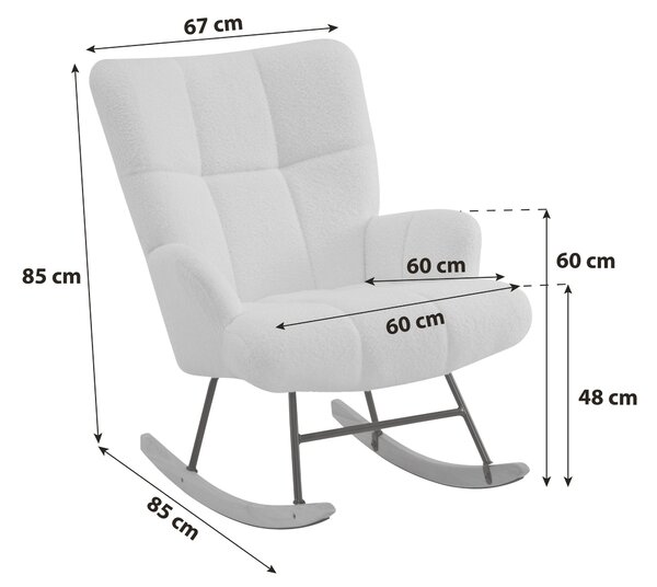 HOUPACÍ ŽIDLE, dřevo, kov, textil, růžová P & B - Křesla klasická, Online Only