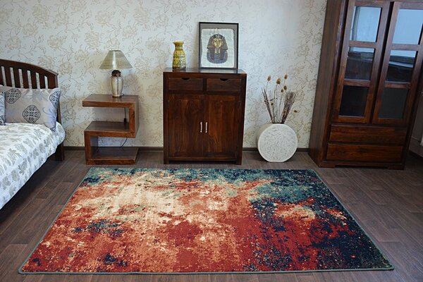 Kusový koberec vlněný Dywilan Omega Mia Red Rozměr: 135x200 cm