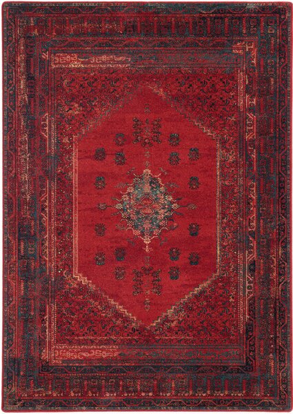 Kusový koberec vlněný Dywilan Omega Mistik Red Červený Rozměr: 66x100 cm