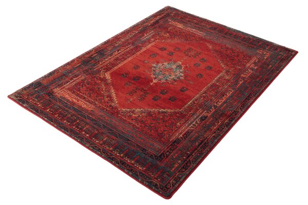 Kusový koberec vlněný Dywilan Omega Mistik Red Červený Rozměr: 66x100 cm