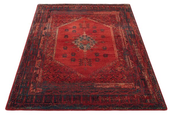 Kusový koberec vlněný Dywilan Omega Mistik Red Červený Rozměr: 66x100 cm