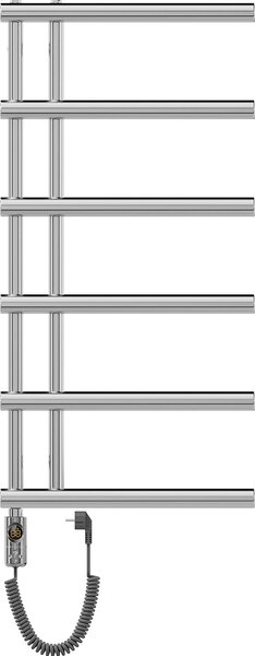 Mexen Jukon, elektrické topné těleso 988 x 500 mm, 600 W, chromová, W116-0988-500-2600-01