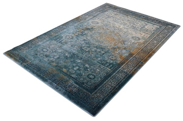 Kusový koberec vlněný Dywilan Omega Mamluk Dark Blue modrý Rozměr: 135x200 cm