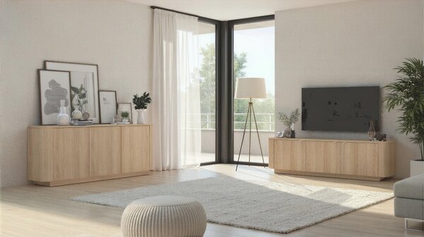 TV stolek ADRIATICO (Dub Lindberg)