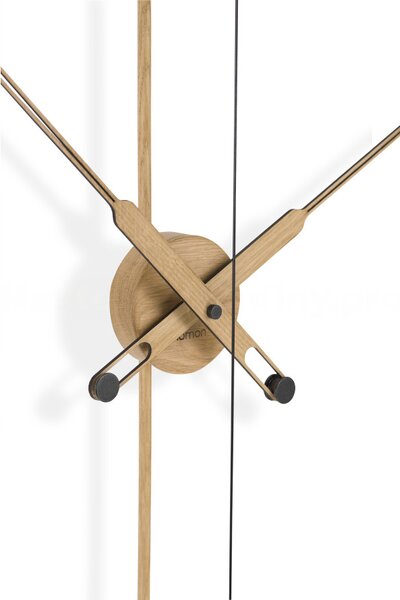 Designové hodiny Nomon Barcelona Premium Black-Oak 103cm