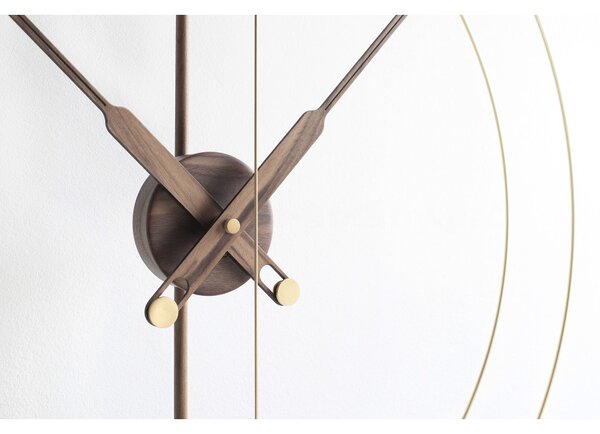 Designové nástěnné hodiny Nomon Barcelona Premium Gold 81cm