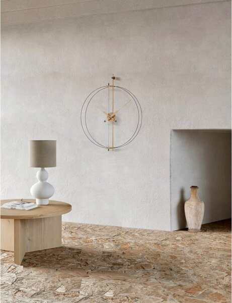 Designové hodiny Nomon Barcelona Premium Black-Oak 81cm