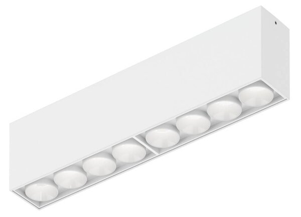 Wever & Ducré Lighting WEVER DUCRÉ LED stropní svítidlo Linoo 8.0, matná bílá kovová, stmívatelný, Bílá / opál, Obývací pokoj / jídelna, Hliník, Moderní, Stropní svítidlo