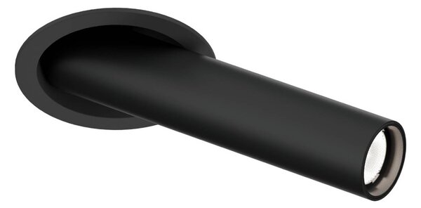 Wever & Ducré Lighting WEVER DUCRÉ podhledové bodové svítidlo Match Sneak černý 2 700 K, Černá, Obývací pokoj / jídelna, Hliník, Moderní