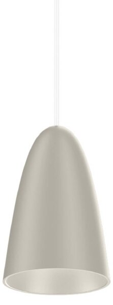 Wever & Ducré Lighting WEVER DUCRÉ LED závěsné světlo Cozy Zone 1.0, šedá, 2 700 K, Hliník / šedá / zinek, Obývací pokoj / jídelna, Hliník, Moderní