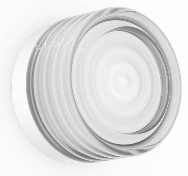 Wever & Ducré Lighting WEVER DUCRÉ LED nástěnné světlo Hajo bílá/čirá, fázovaná 2700 K, stmívatelný, Bílá / opál, Koupelna, Sklo, Moderní