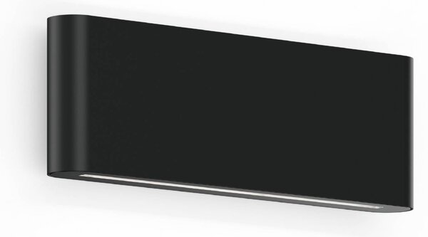 Wever & Ducré Lighting WEVER DUCRÉ LED venkovní nástěnné svítidlo Kiosk 2.0, černá, 2 700 K, stmívatelný, Černá, Hliník, Moderní