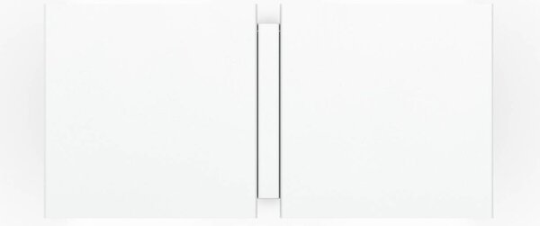Wever & Ducré Lighting WEVER DUCRÉ Nástěnné světlo CG Square, bílá, šířka 21 cm, 2 žárovky, Bílá / opál, Obývací pokoj / jídelna, kov, Moderní