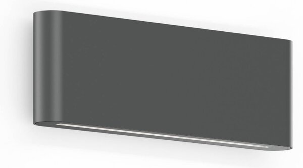Wever & Ducré Lighting WEVER & DUCRÉ LED venkovní nástěnné svítidlo Kiosk 2.0,, stmívatelný, Černá, Hliník, Moderní