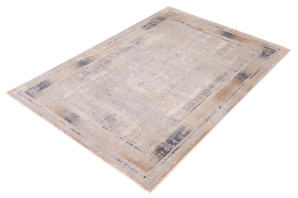 Kobercový ráj Moderní kusový koberec abstraktní Pula Ripple béžový Rozměr: 67x210 cm
