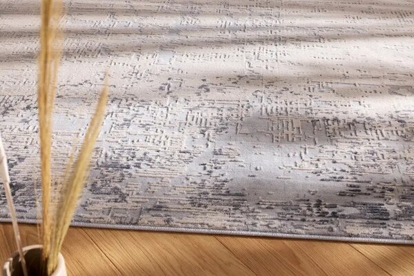 Kobercový ráj Moderní kusový koberec abstraktní Pula Ember šedý Rozměr: 100x150 cm