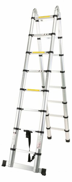 Teleskopický žebřík, 2 x 2,8 m, XL