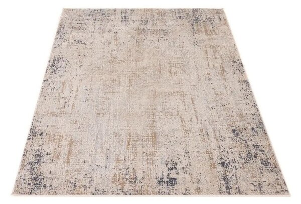 Kobercový ráj Moderní kusový koberec abstraktní Pula Blizzard béžový Rozměr: 133x195 cm
